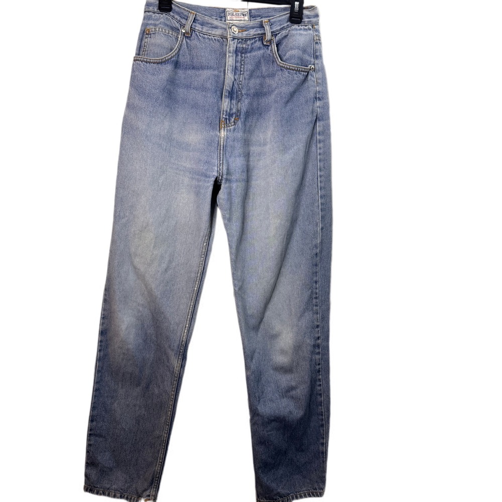 VTG 90's Mom Basic Equipment Jeans Women's 14 Average‎ Wash Denim High Rise